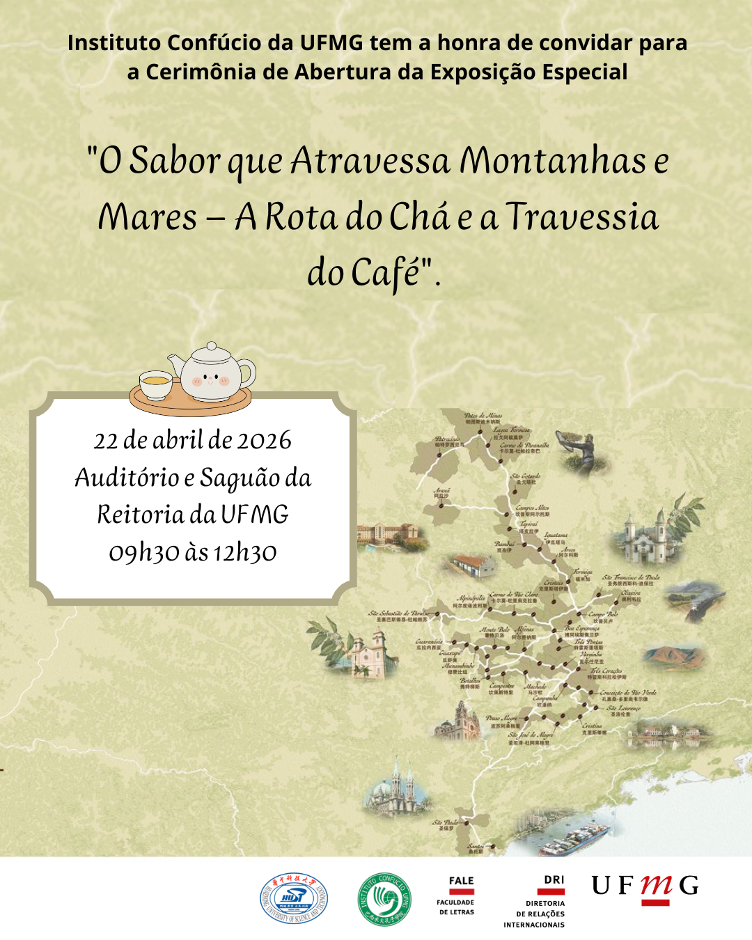 Convite: Exposição Rota do Chá